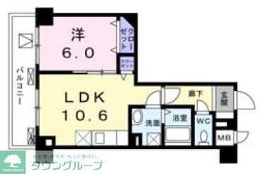 菊水レジデンス綱島Iの物件間取画像