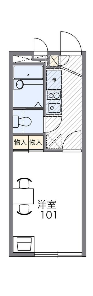 レオパレス森の物件間取画像