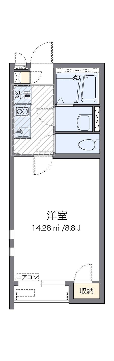 クレイノＳｃｈｗａｎの物件間取画像