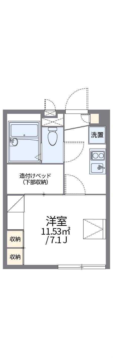 レオパレスレジデンス恵の物件間取画像