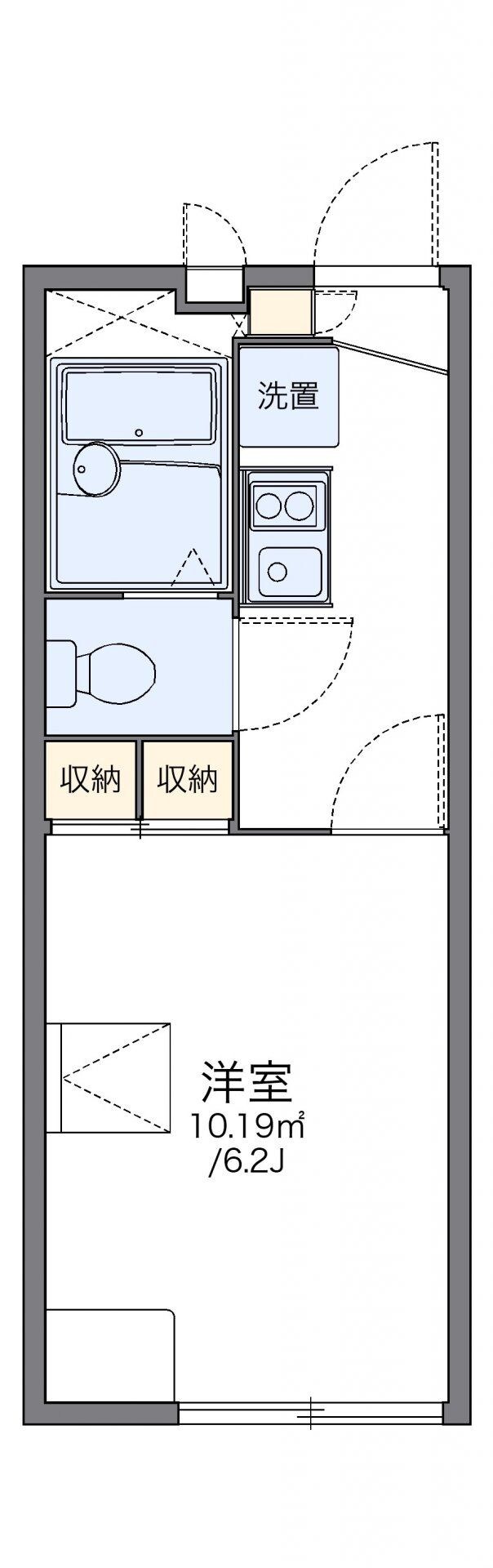 レオパレス飛鳥　戸塚の物件間取画像