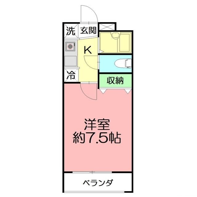 エスト湘南台の物件間取画像