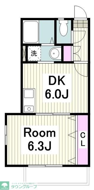 ピエール上永谷の物件間取画像