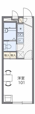 レオパレスヴィラージュの物件間取画像