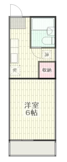 スカイパルB棟の物件間取画像