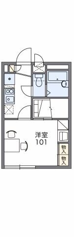 レオパレス美住の物件間取画像