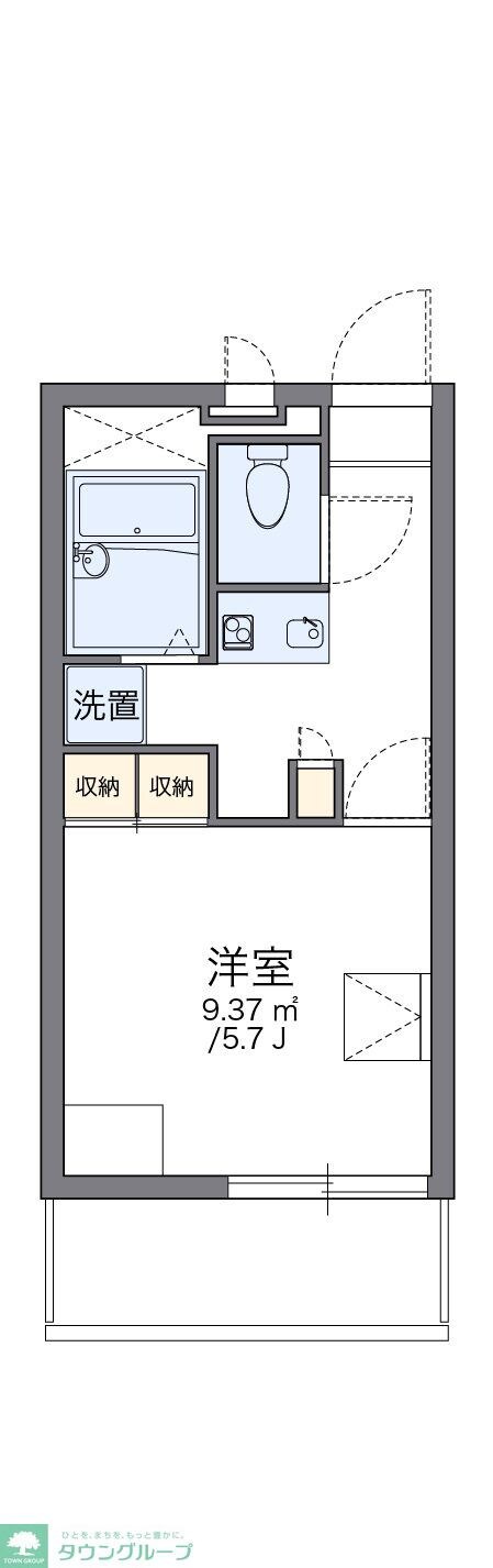 レオパレスＭ＆Ｍ’ｓの物件間取画像