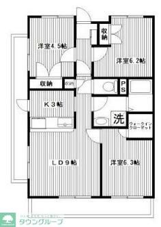 グランドヒルズ横浜の物件間取画像