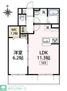 ラヴェンフォート小園の物件間取画像