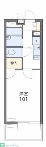 レオパレス代官町の物件間取画像