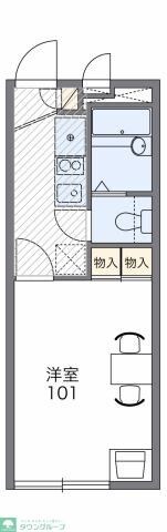 レオパレス常楽の物件間取画像