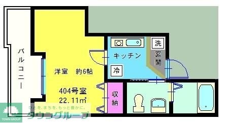 ヨコハマベイウエストの物件間取画像