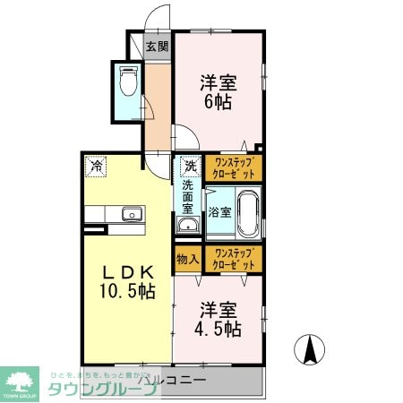 日吉グリーンヒルズIIの物件間取画像