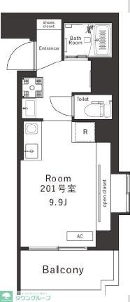 エクサハイツ元住吉の物件間取画像