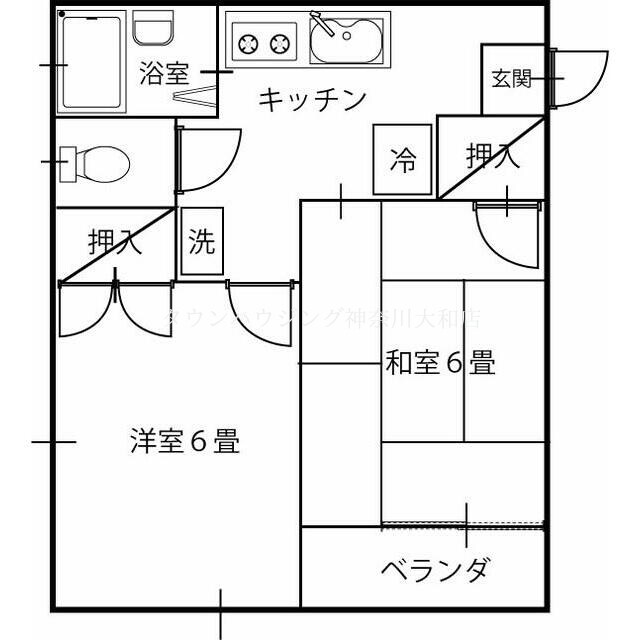 ＤＩＶＩＮＥさがみ野(ディヴァインサガミノ)の物件間取画像