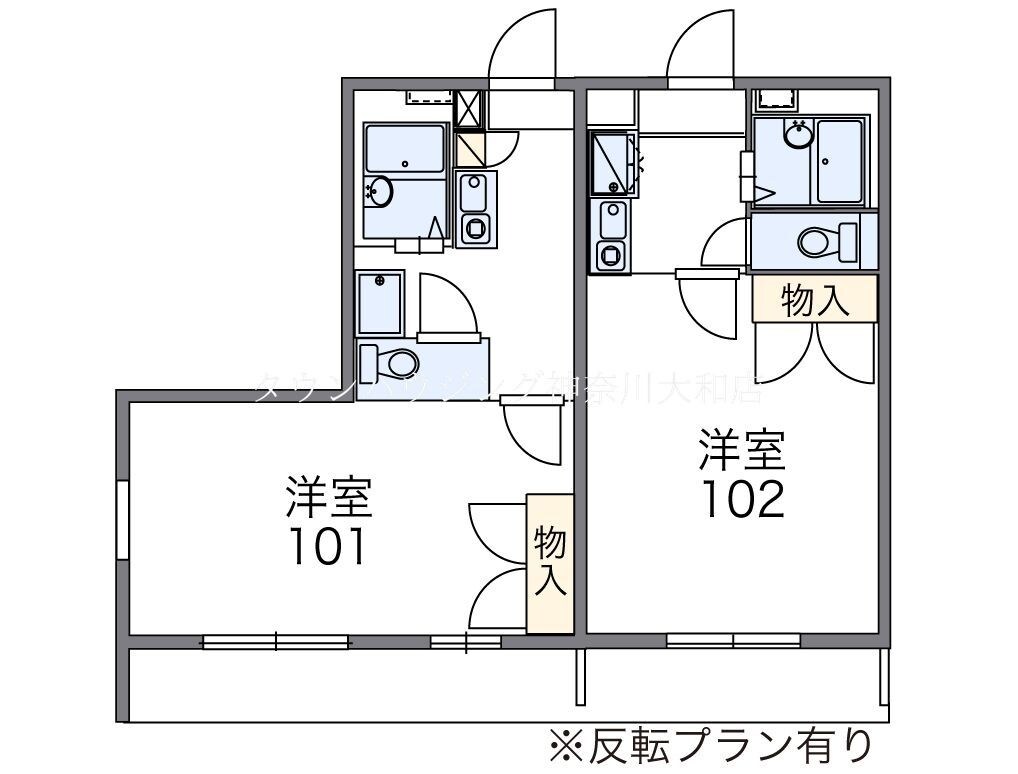 レオパレストーワIIIの物件間取画像