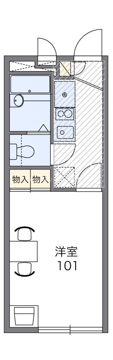 レオパレスベル　ツリーIの物件間取画像