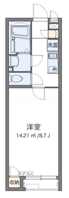 クレイノＳ＆Ｓの物件間取画像