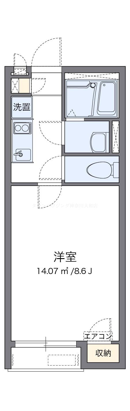 レオネクスト百合IIの物件間取画像