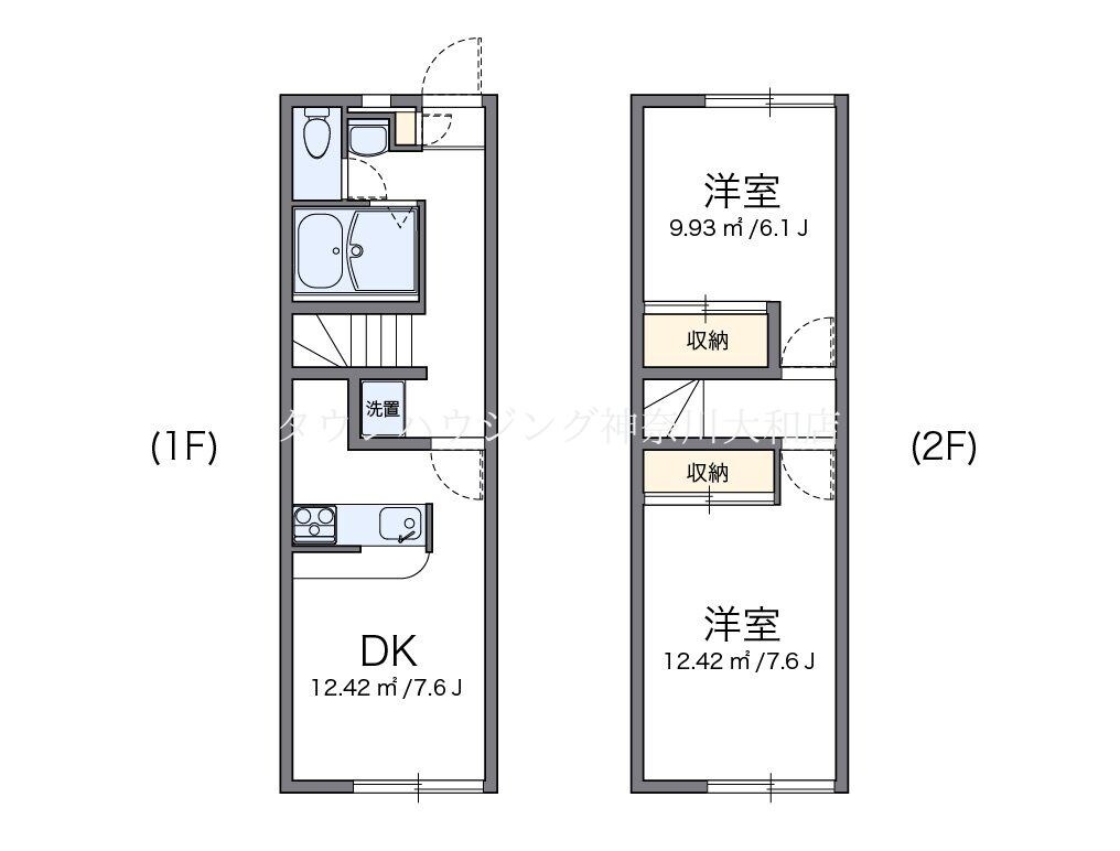 レオパレスサンブリッジVの物件間取画像