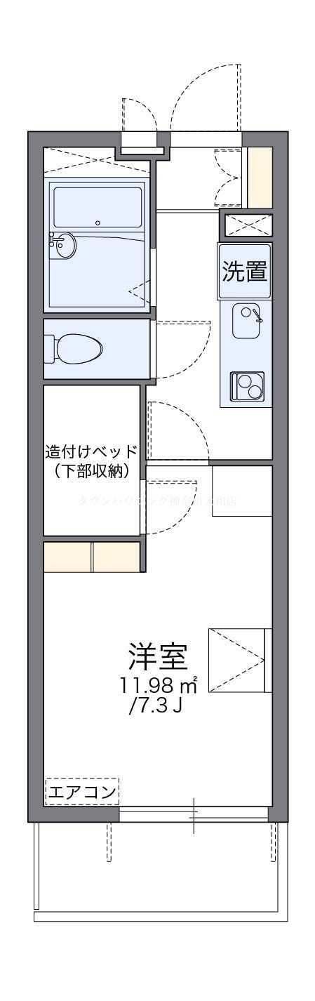 レオパレスアヤセパレスの物件間取画像