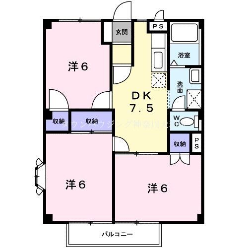 プリマベーラ壱番館の物件間取画像