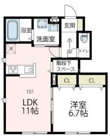 メゾンボヌールIの物件間取画像