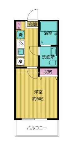 オークフォレスト南林間の物件間取画像