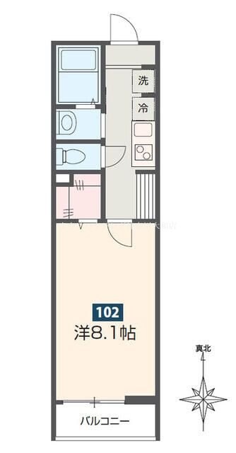 ＭＥＬＤＩＡさがみ野の物件間取画像