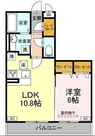 モントシャインの物件間取画像