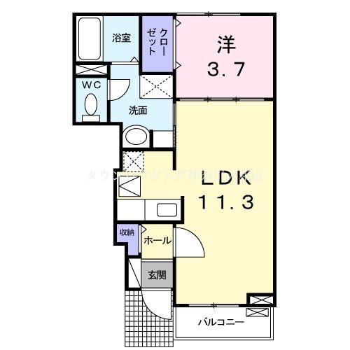 プランドールの物件間取画像