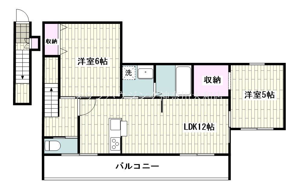 サニーヒルズ戸塚Bの物件間取画像