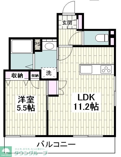 クラウン　メゾンの物件間取画像