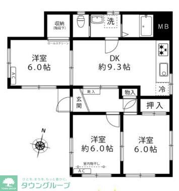 メゾン上鶴間の物件間取画像