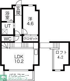 グランフォート新瑞橋の物件間取画像