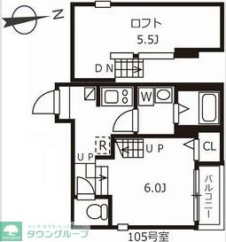 ハーモニーテラス十番IVの物件間取画像