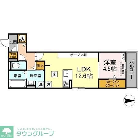 セレスティア森末町の物件間取画像