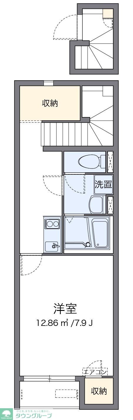 クレイノＫＡＮＡＭＥIIIの物件間取画像