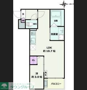 Jack sotoshinIの物件間取画像