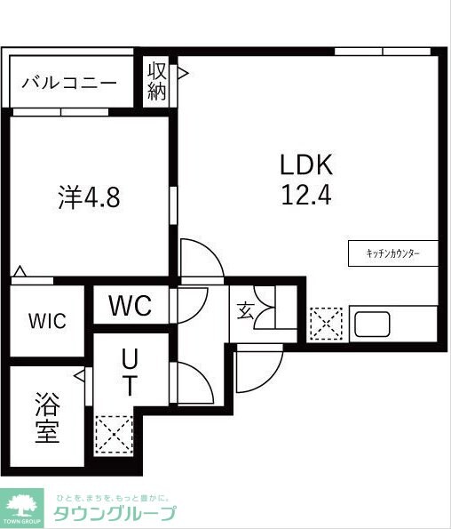 fika道徳の物件間取画像