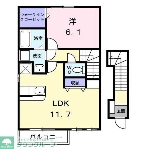 Ｍｏｏｎ　Ｐａｔｉｏの物件間取画像