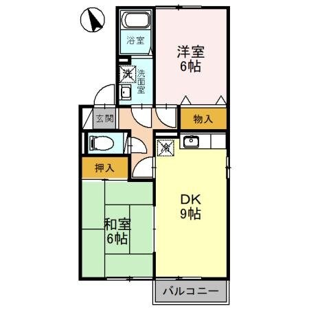 アットイーズ　Iの物件間取画像