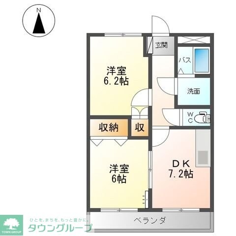 エクシードの物件間取画像