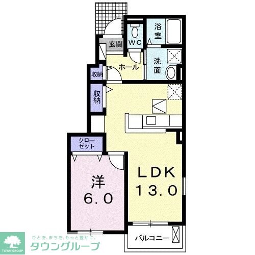 カファーラＧの物件間取画像
