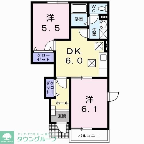 アヴニールメゾンＫIの物件間取画像
