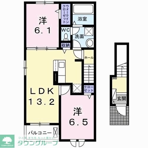 レジデンス　フジ　Ｂの物件間取画像