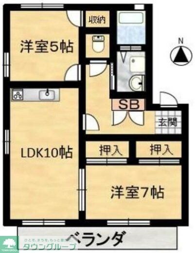メゾンあすかの物件間取画像