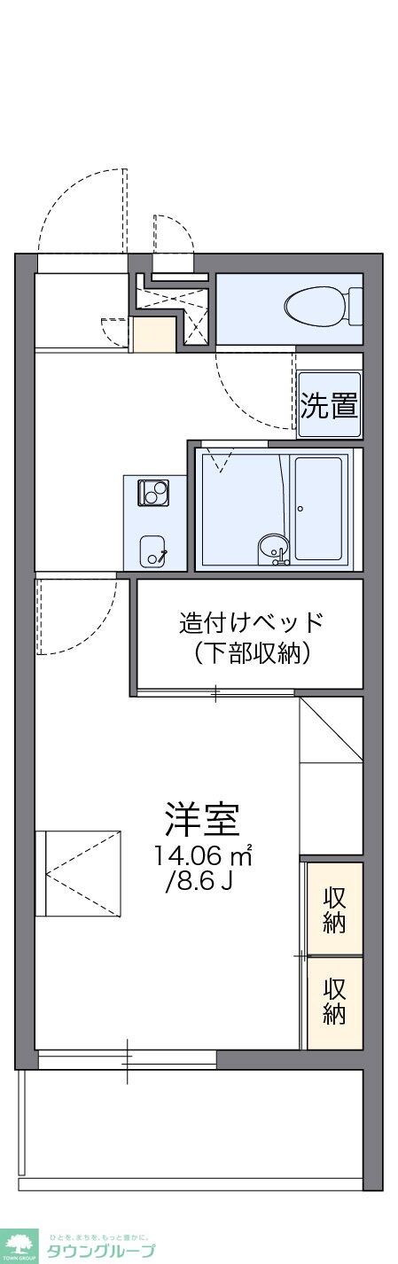 物件間取画像