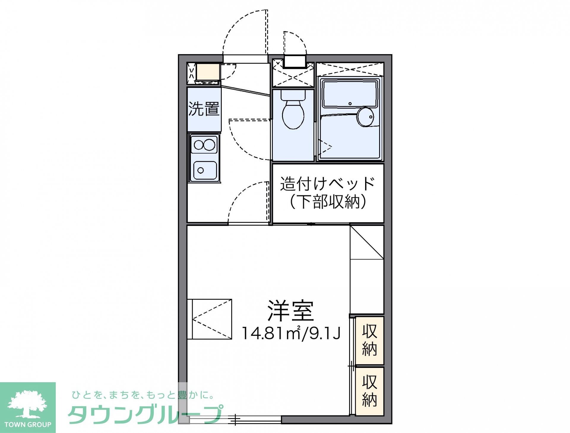 レオパレスサンライズの物件間取画像