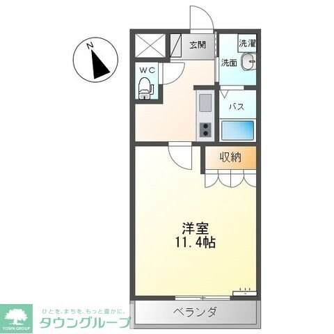 フォレストヒルズの物件間取画像